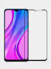 Угольный защитное стекло 9D для Xiaomi Mi 10 Lite 5G Сяоми Ми 10 Лайт 5G