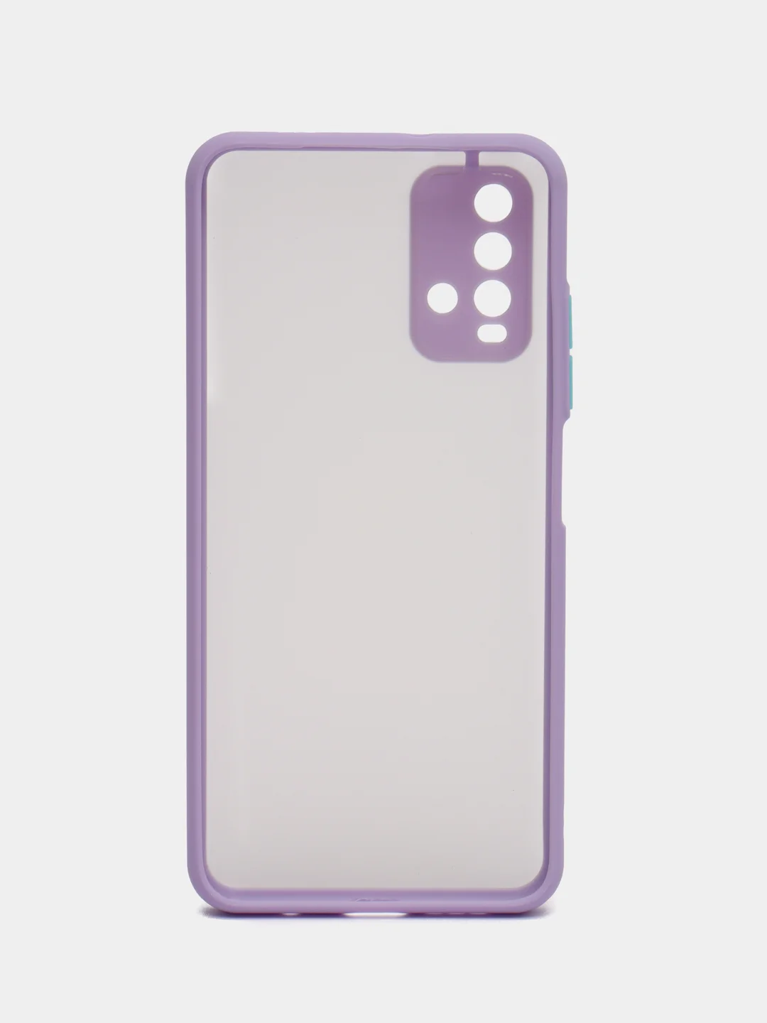 Лавандовый чехол для Xiaomi Redmi 9T, (Note 9T Asia) полупрозрачный, пластиковый Редми 9Т