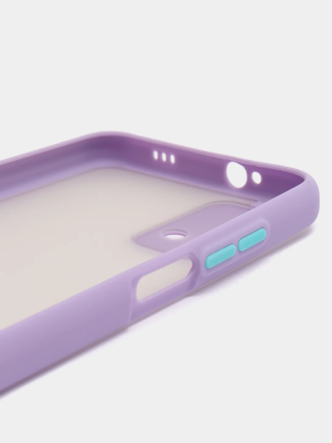 Лавандовый чехол для Xiaomi Redmi 9T, (Note 9T Asia) полупрозрачный, пластиковый Редми 9Т