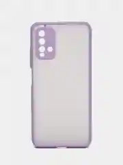 Лавандовый чехол для Xiaomi Redmi 9T, (Note 9T Asia) полупрозрачный, пластиковый Редми 9Т