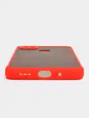 Красный чехол для Xiaomi Redmi 10A, полупрозрачный, Редми 10А