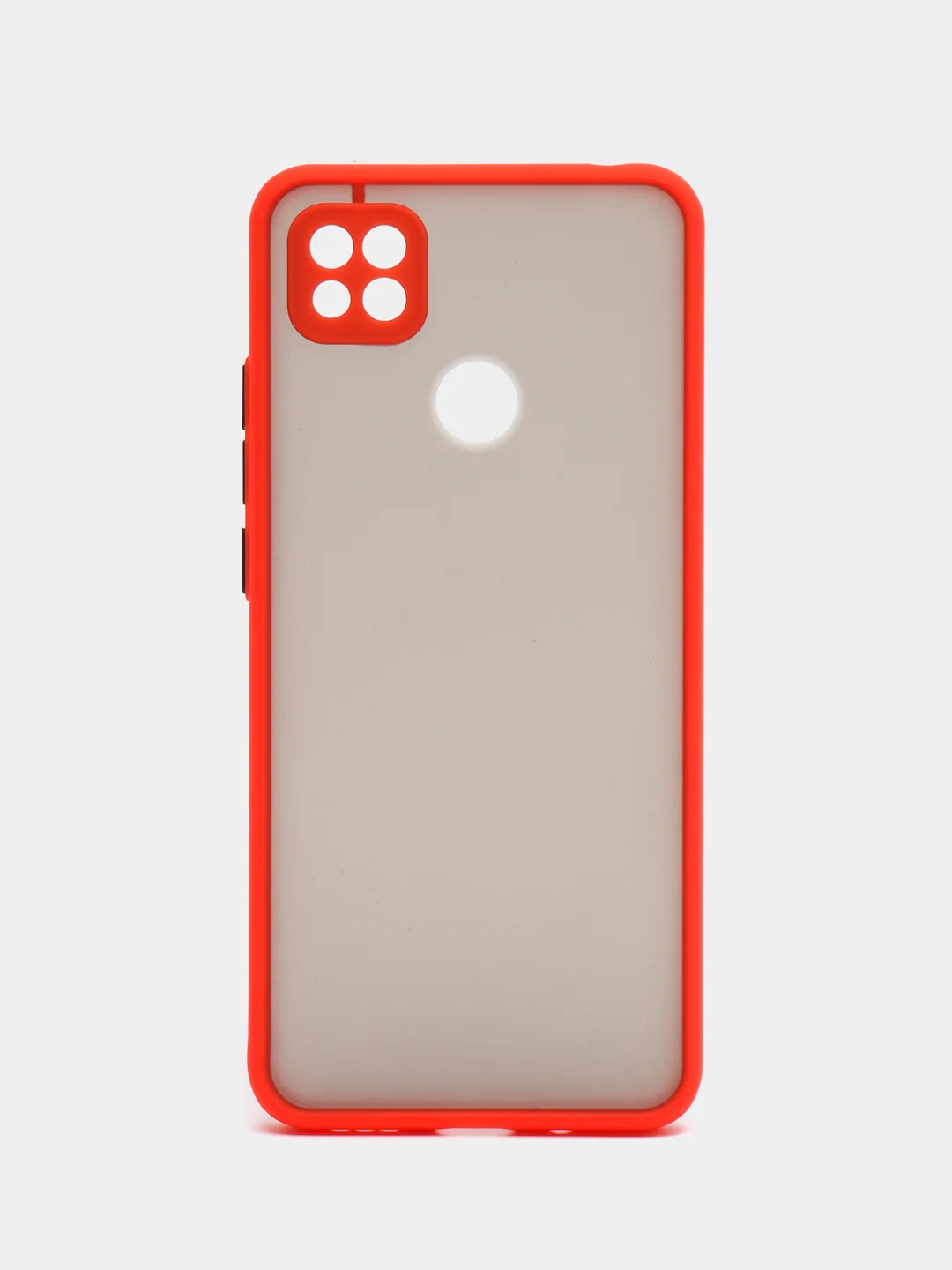 Красный чехол для Xiaomi Redmi 10A, полупрозрачный, Редми 10А