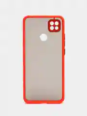 Красный чехол для Xiaomi Redmi 10A, полупрозрачный, Редми 10А