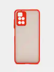 Красный чехол для Xiaomi Redmi 10 4G, полупрозрачный, силиконовый, матовый, Редми 10