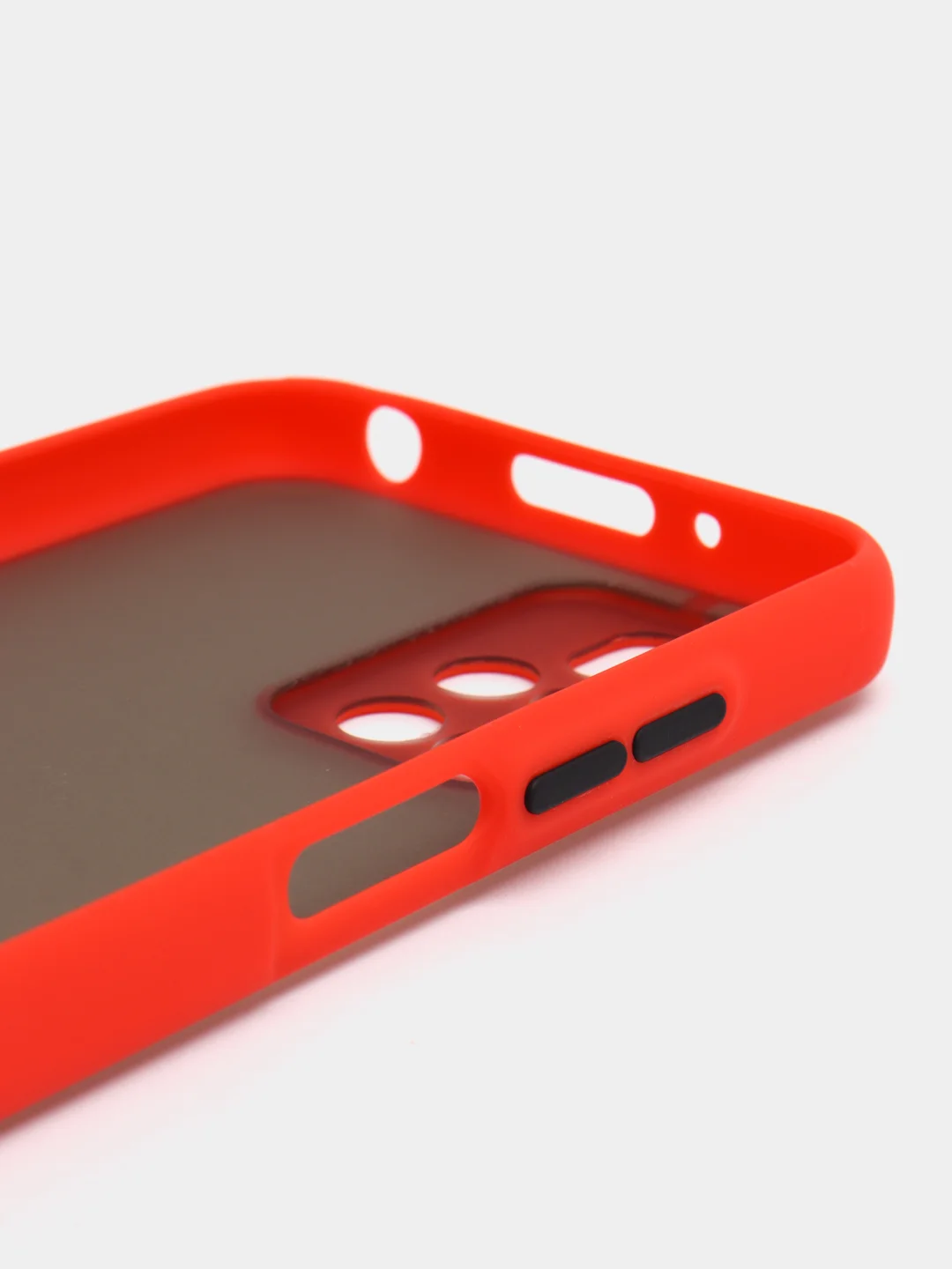 Красный чехол для Xiaomi Redmi 10 4G, полупрозрачный, силиконовый, матовый, Редми 10