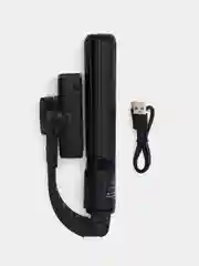 Черный стабилизатор для телефона Gimbal Stabilizer, 4 в 1  и 5 в 1 с подсветкой, селфи