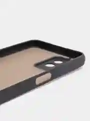 Черный чехол на Realme 8i, Реалми 8i, полупрозрачный, пластиковый