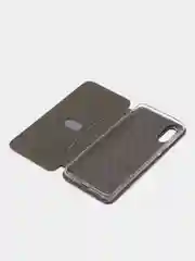 Бордовый чехол-книжка для Samsung Galaxy A 02, экокожа (Самсунг А 02)