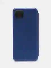 Синий чехол-книжка для Samsung Galaxy A 22 s, Samsung Galaxy A22s экокожа, Самсунг А 22 c