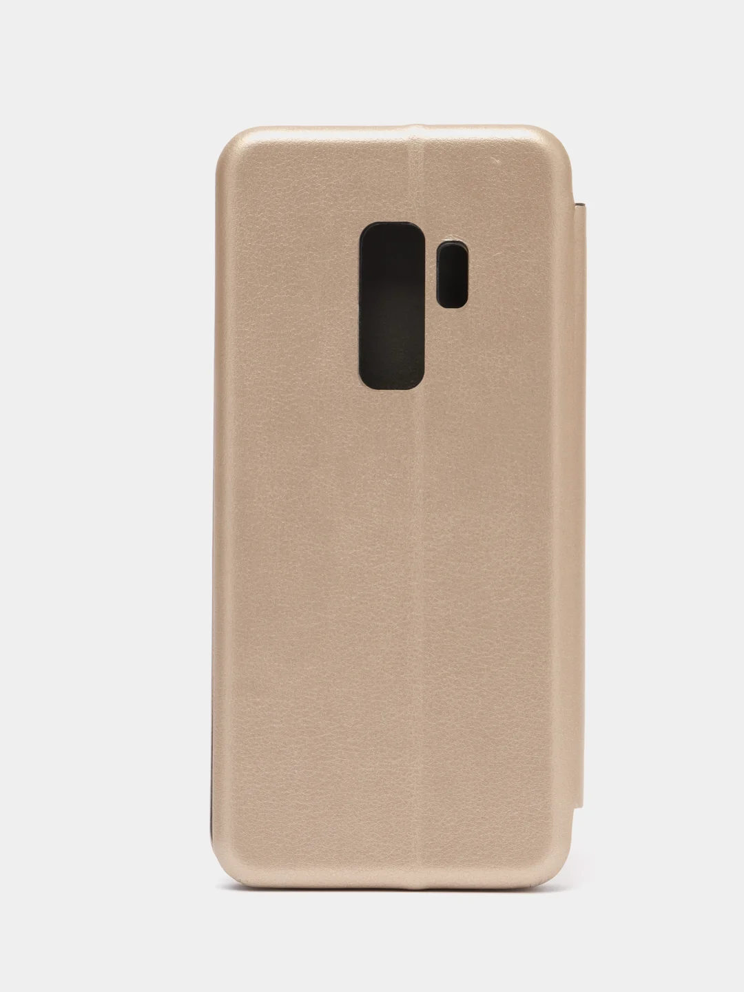 Золотой чехол-книжка для Samsung Galaxy S 9 +, S 9 Plus, экокожа, Самсунг С 9 плюс