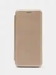 Золотой чехол-книжка для Samsung Galaxy S 9 +, S 9 Plus, экокожа, Самсунг С 9 плюс