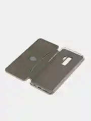 Золотой чехол-книжка для Samsung Galaxy S 9 +, S 9 Plus, экокожа, Самсунг С 9 плюс
