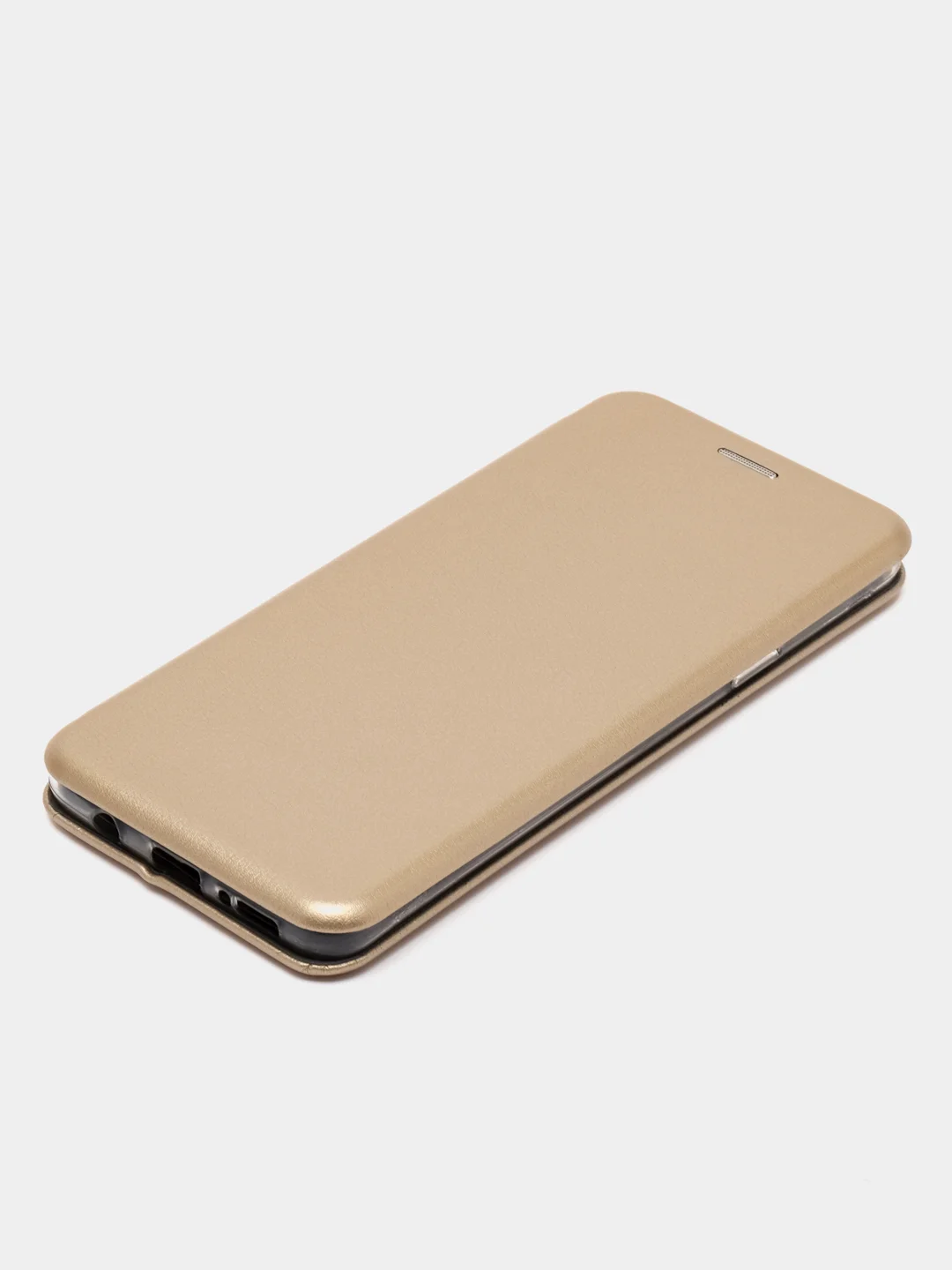 Золотой чехол-книжка для Samsung Galaxy S 9 +, S 9 Plus, экокожа, Самсунг С 9 плюс