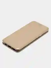 Золотой чехол-книжка для Samsung Galaxy S 9 +, S 9 Plus, экокожа, Самсунг С 9 плюс