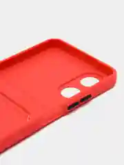 Коралловый чехол для OPPO A17 / A17K (Оппо А17 / 17К), силиконовый, прозрачный