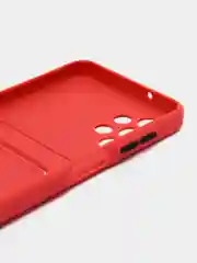 Коралловый чехол силиконовый на Samsung Galaxy A13 4G (Самсунг Галакси А13), с защитой камеры