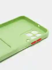 Зеленый силиконовый чехол для Samsung Galaxy M33 5G (Самсунг Галакси М33 5Ж), матовый