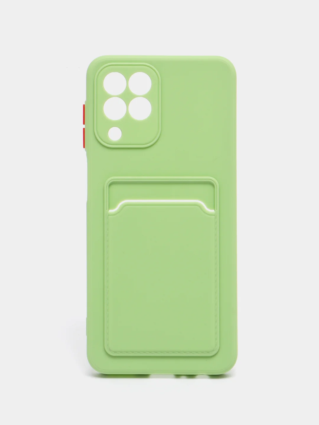 Зеленый силиконовый чехол для Samsung Galaxy M33 5G (Самсунг Галакси М33 5Ж), матовый