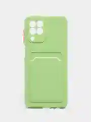 Зеленый силиконовый чехол для Samsung Galaxy M33 5G (Самсунг Галакси М33 5Ж), матовый
