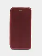 Бордовый чехол-книжка для Samsung Galaxy A 53, экокожа (Самсунг А 53)