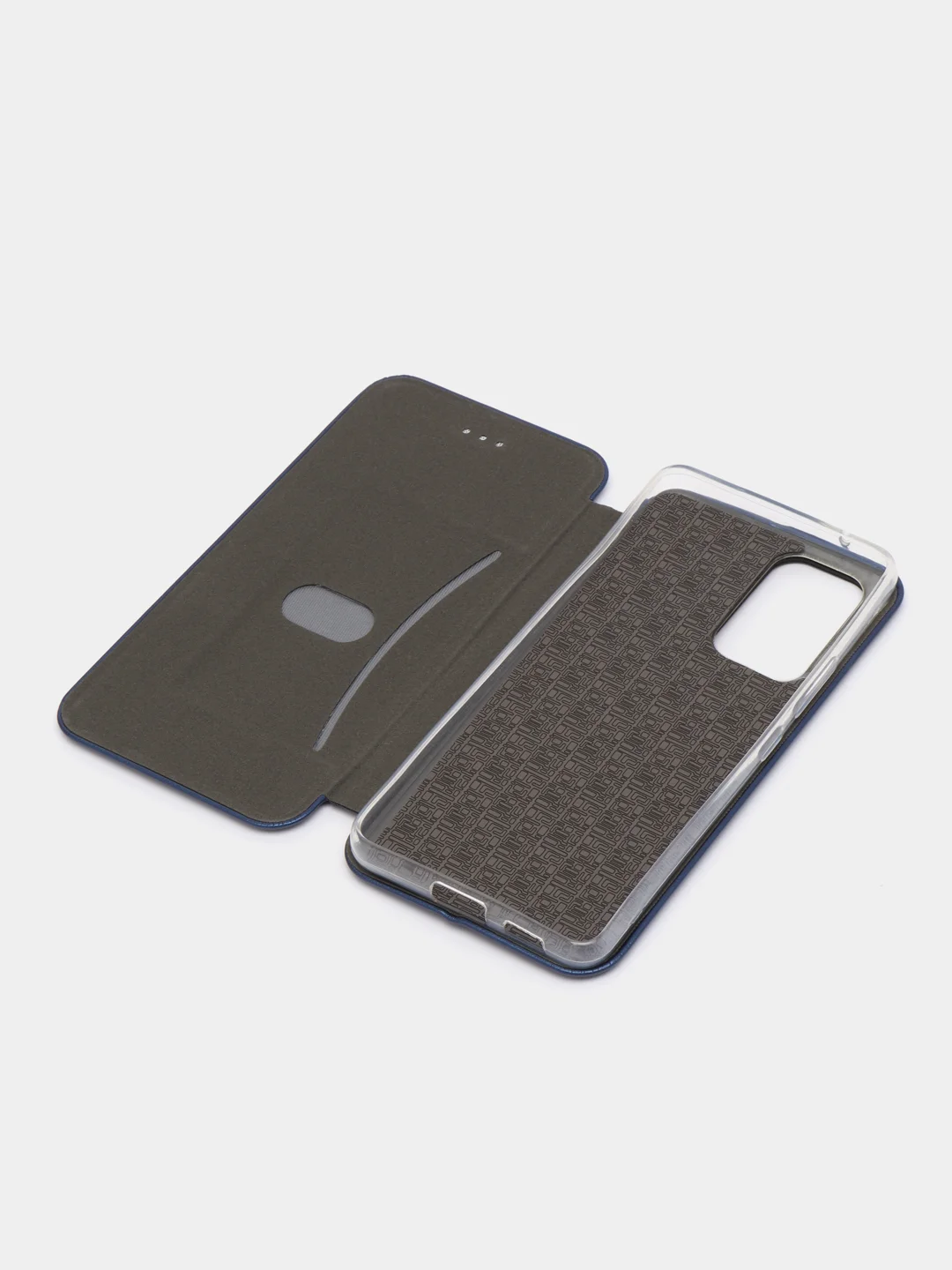 Синий чехол-книжка для Samsung Galaxy A 53, экокожа (Самсунг А 53)