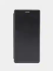 Черный чехол-книжка для Samsung Galaxy S 20 Ultra, S 11 +, S11 Plus,экокожа (Самсунг С 20 ультра)