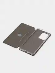 Черный чехол-книжка для Samsung Galaxy S 20 Ultra, S 11 +, S11 Plus,экокожа (Самсунг С 20 ультра)