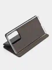 Черный чехол-книжка для Samsung Galaxy S 20 Ultra, S 11 +, S11 Plus,экокожа (Самсунг С 20 ультра)