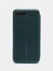 Зеленый чехол-книжка для iPhone 7 Plus, iPhone 8 Plus, iPhone 7Plus, iPhone 8Plus экокожа