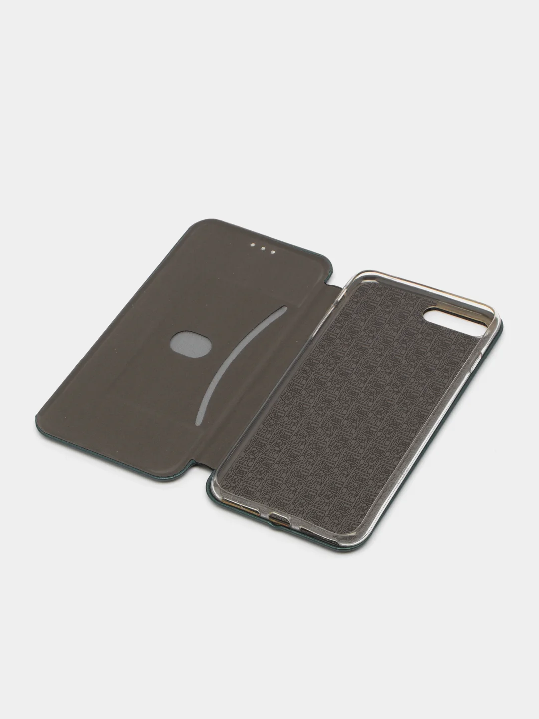 Зеленый чехол-книжка для iPhone 7 Plus, iPhone 8 Plus, iPhone 7Plus, iPhone 8Plus экокожа