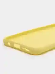 Светло-жёлтый чехол силиконовый с закрытым низом на Samsung J6(18)/S10P/A01/20/30/31/50/41/71/J4(18)/A7(18)