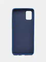 Синий меланж чехол силиконовый с закрытым низом на Samsung J6(18)/S10P/A01/20/30/31/50/41/71/J4(18)/A7(18)