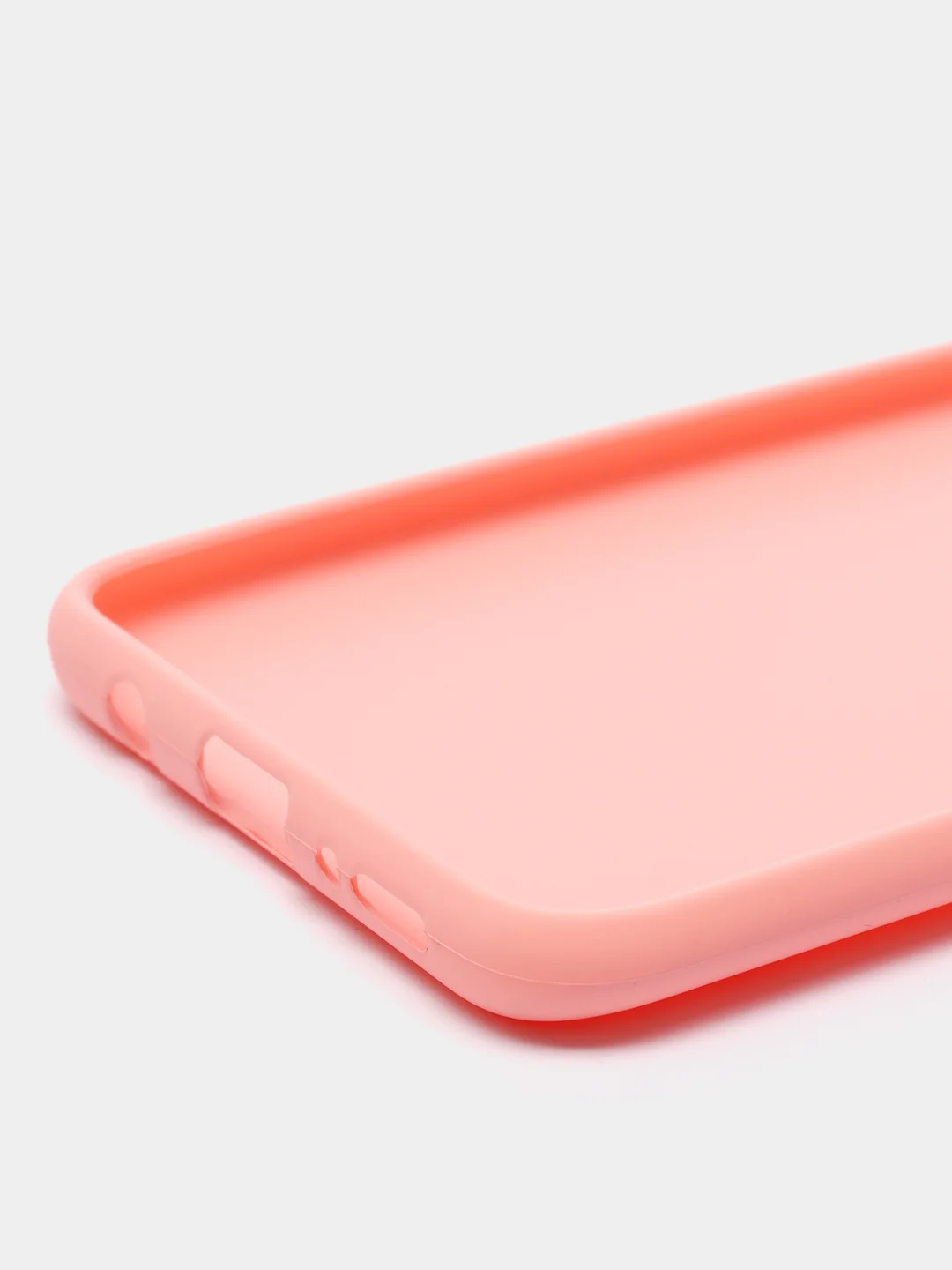 Розовый чехол силиконовый с закрытым низом на Samsung J6(18)/S10P/A01/20/30/31/50/41/71/J4(18)/A7(18)