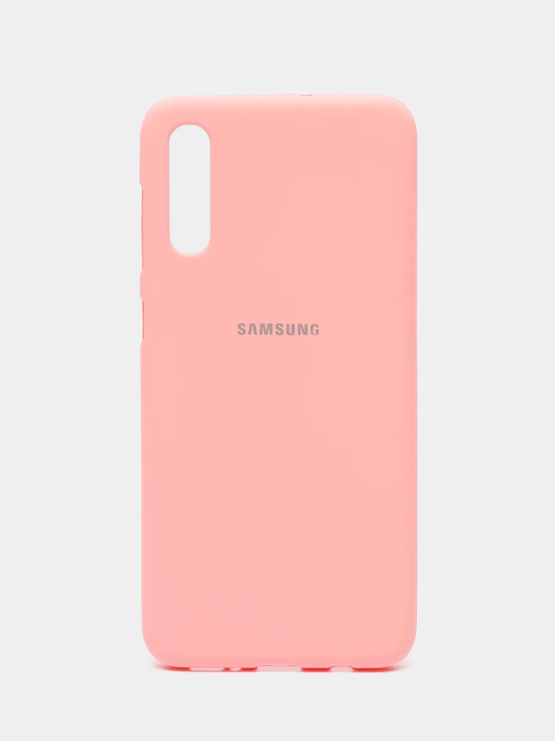 Розовый чехол силиконовый с закрытым низом на Samsung J6(18)/S10P/A01/20/30/31/50/41/71/J4(18)/A7(18)