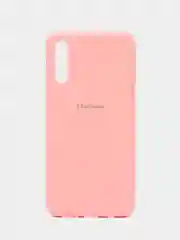 Розовый чехол силиконовый с закрытым низом на Samsung J6(18)/S10P/A01/20/30/31/50/41/71/J4(18)/A7(18)