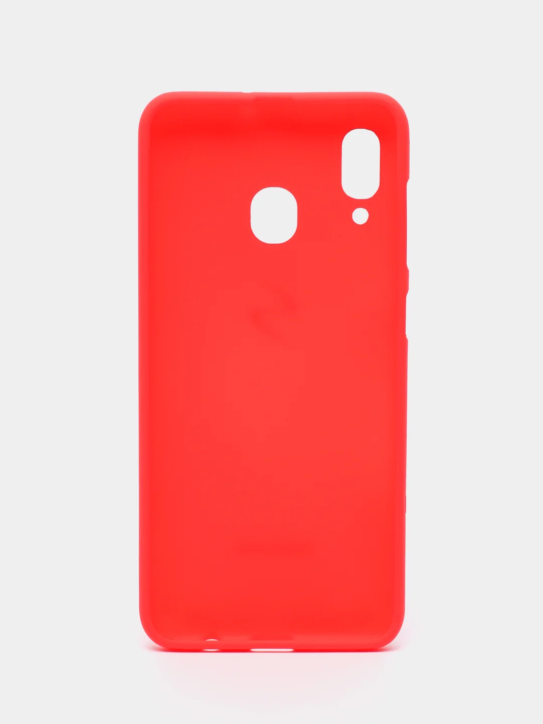 Красный чехол силиконовый с закрытым низом на Samsung J6(18)/S10P/A01/20/30/31/50/41/71/J4(18)/A7(18)