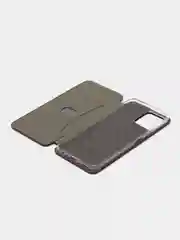 Бордовый чехол-книжка для Honor X 8, Honor Х8, Хонор Х 8, экокожа