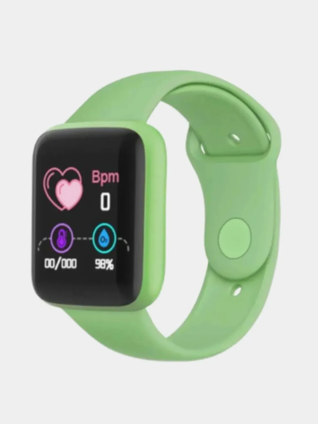 Зеленый смарт Часы / Фитнес Браслет / Smart Watch