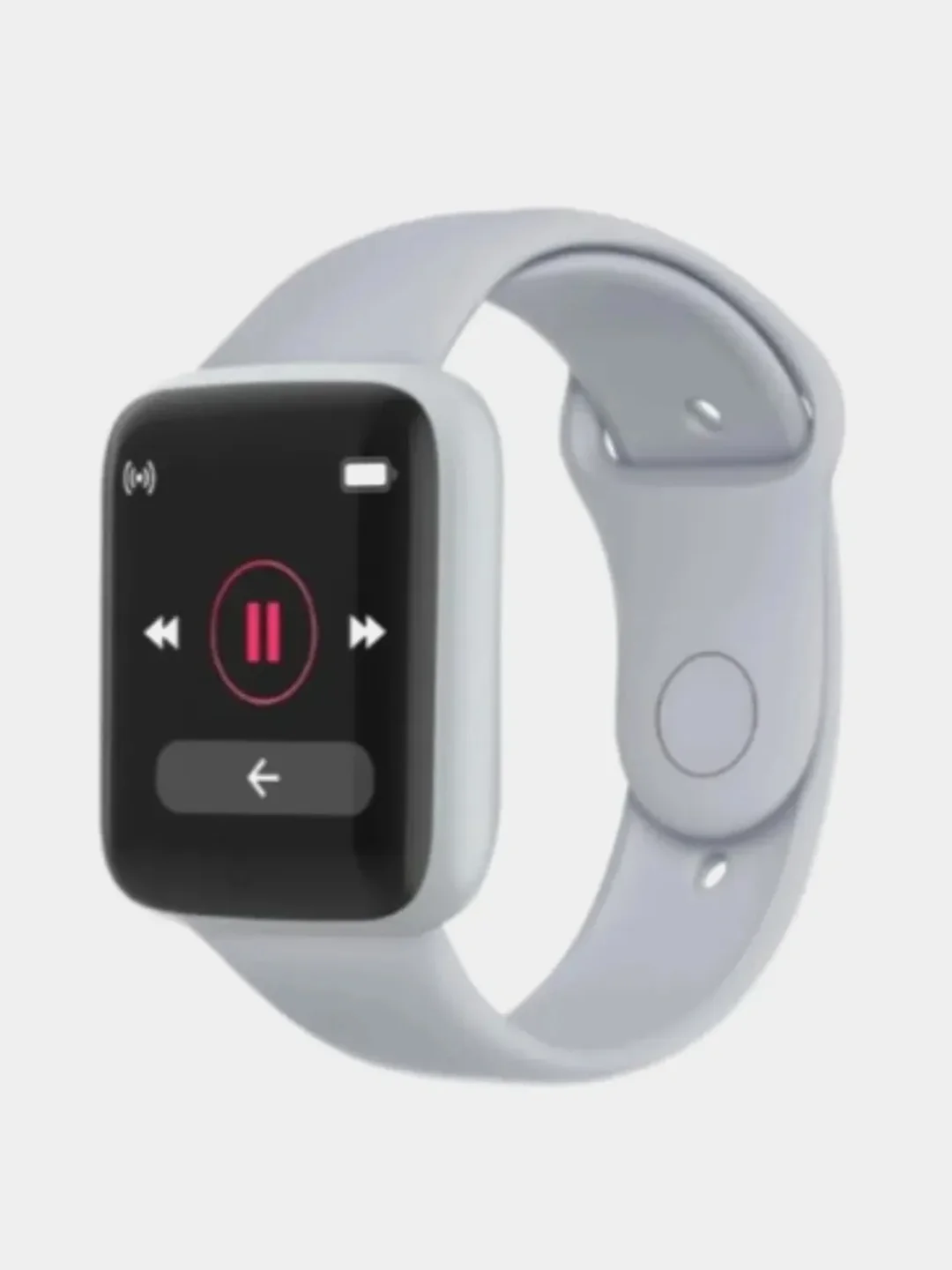 Белый смарт Часы / Фитнес Браслет / Smart Watch