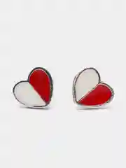 Алый женские серьги, набор на неделю, с покрытием серебра