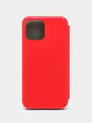 Красный чехол-книжка для iPhone 12 Pro Max, 12 Pro Max, 12 Про Макс, 12 Про Макс, экокожа