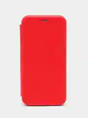 Красный чехол-книжка для iPhone 12 Pro Max, 12 Pro Max, 12 Про Макс, 12 Про Макс, экокожа