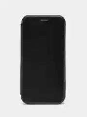 Черный чехол-книжка для iPhone 12 Pro Max, 12 Pro Max, 12 Про Макс, 12 Про Макс, экокожа