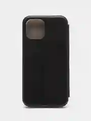 Черный чехол-книжка для iPhone 12 Pro Max, 12 Pro Max, 12 Про Макс, 12 Про Макс, экокожа