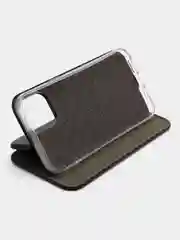 Черный чехол-книжка для iPhone 12 Pro Max, 12 Pro Max, 12 Про Макс, 12 Про Макс, экокожа