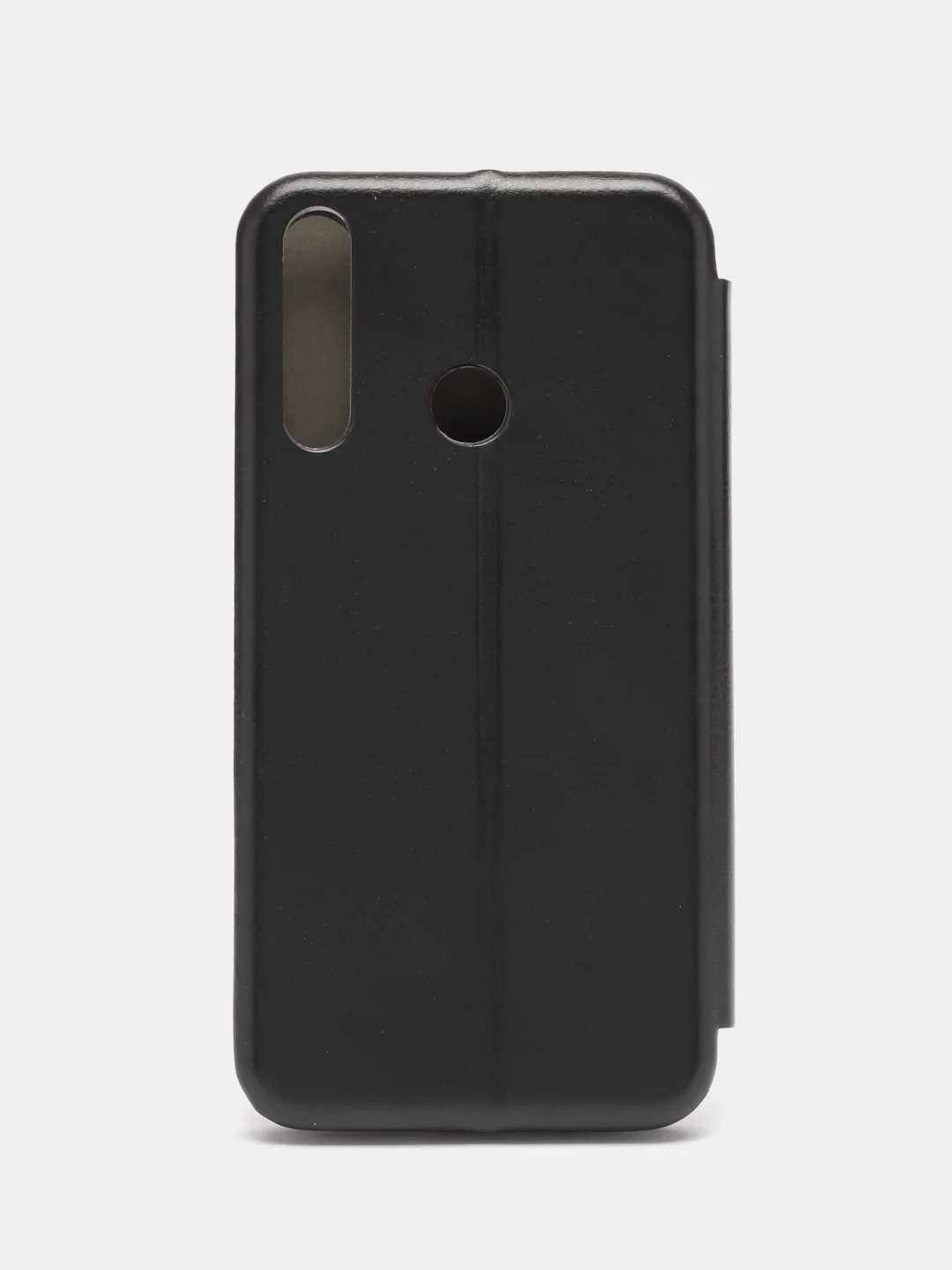 Черный чехол-книжка для Huawei Y 6 P, Huawei Y6P, экокожа