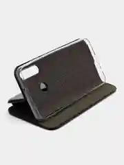 Черный чехол-книжка для Huawei Y 6 P, Huawei Y6P, экокожа