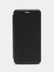 Черный чехол-книжка для Samsung Galaxy J 4, Самсунг J 4, экокожа