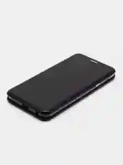 Синий чехол-книжка для Samsung Galaxy J 4, Самсунг J 4, экокожа