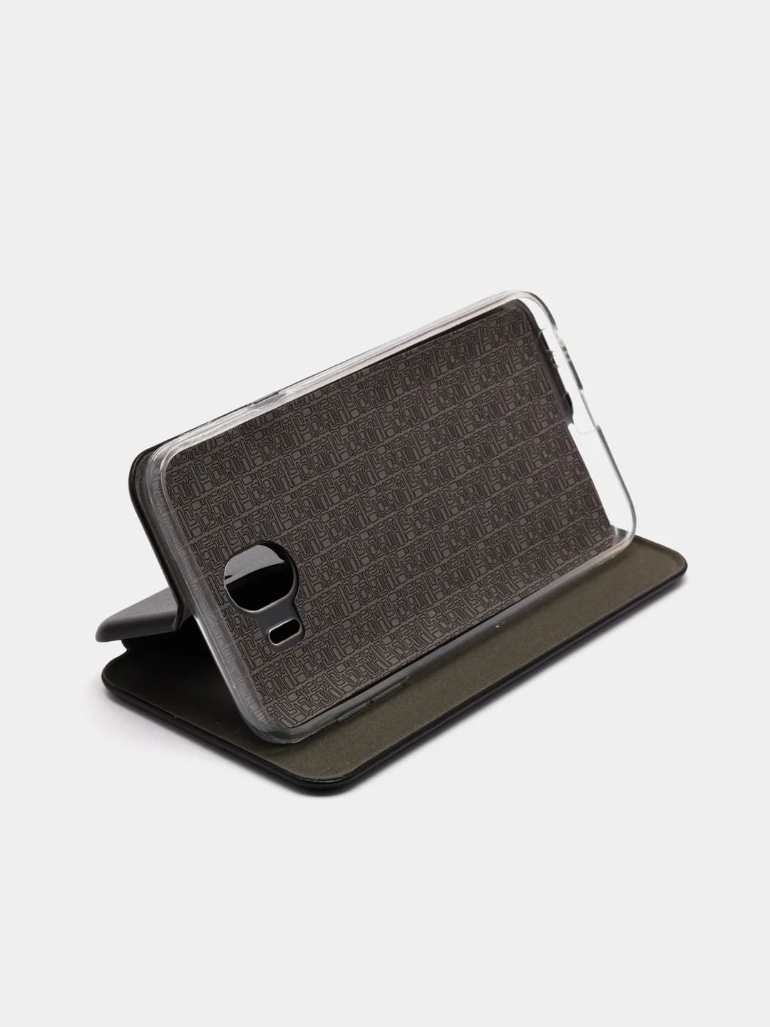 Синий чехол-книжка для Samsung Galaxy J 4, Самсунг J 4, экокожа